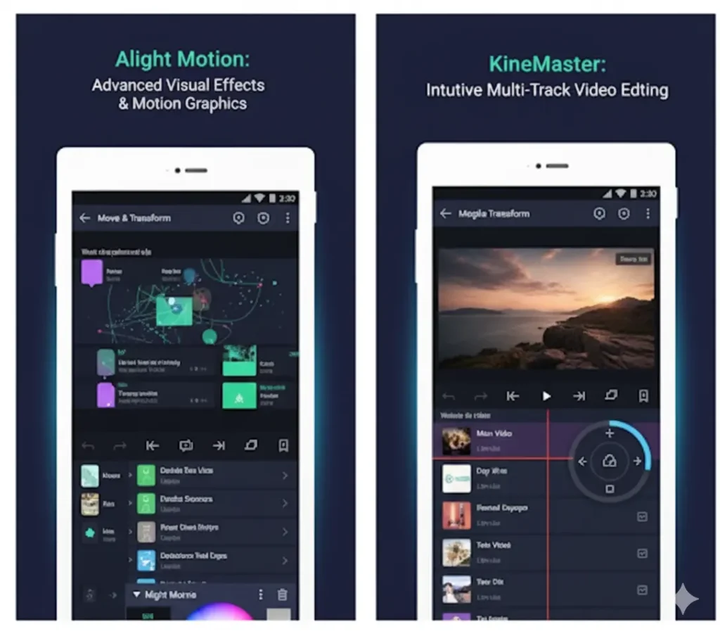 Alight Motion vs Kinemaster Best Choice for Smooth Transitions